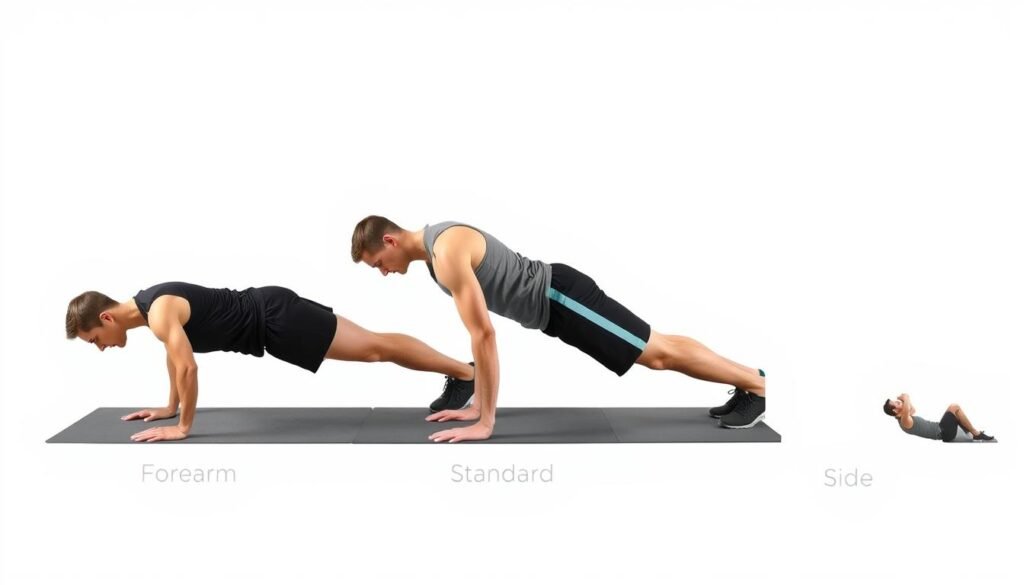 Variasi plank dalam teknik bodyweight training untuk kekuatan core Variasi plank dalam teknik bodyweight training untuk kekuatan core